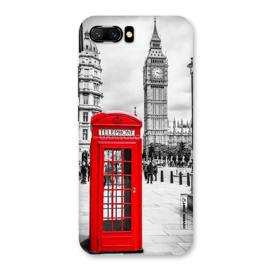 Telephone Booth Back Case for Honor 10