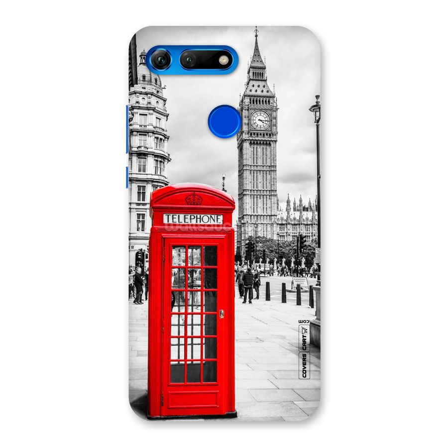 Telephone Booth Back Case for Honor View 20