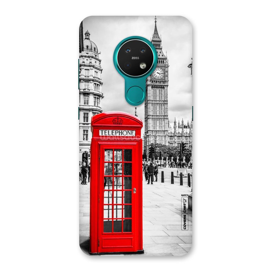 Telephone Booth Back Case for Nokia 7.2