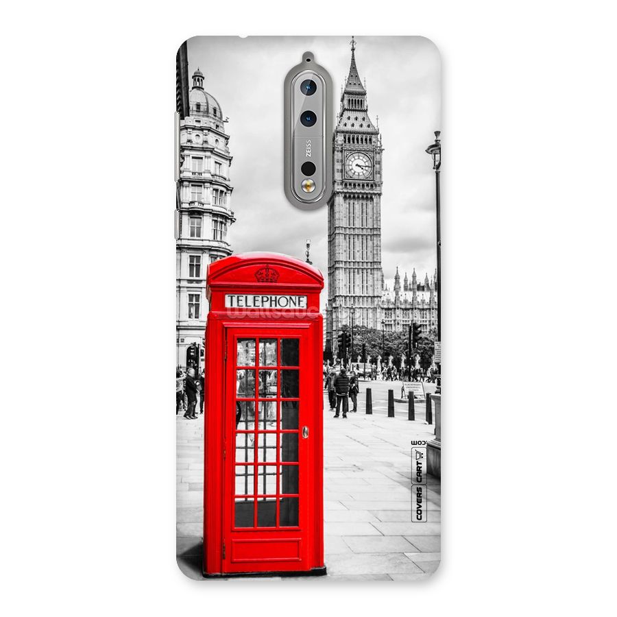 Telephone Booth Back Case for Nokia 8