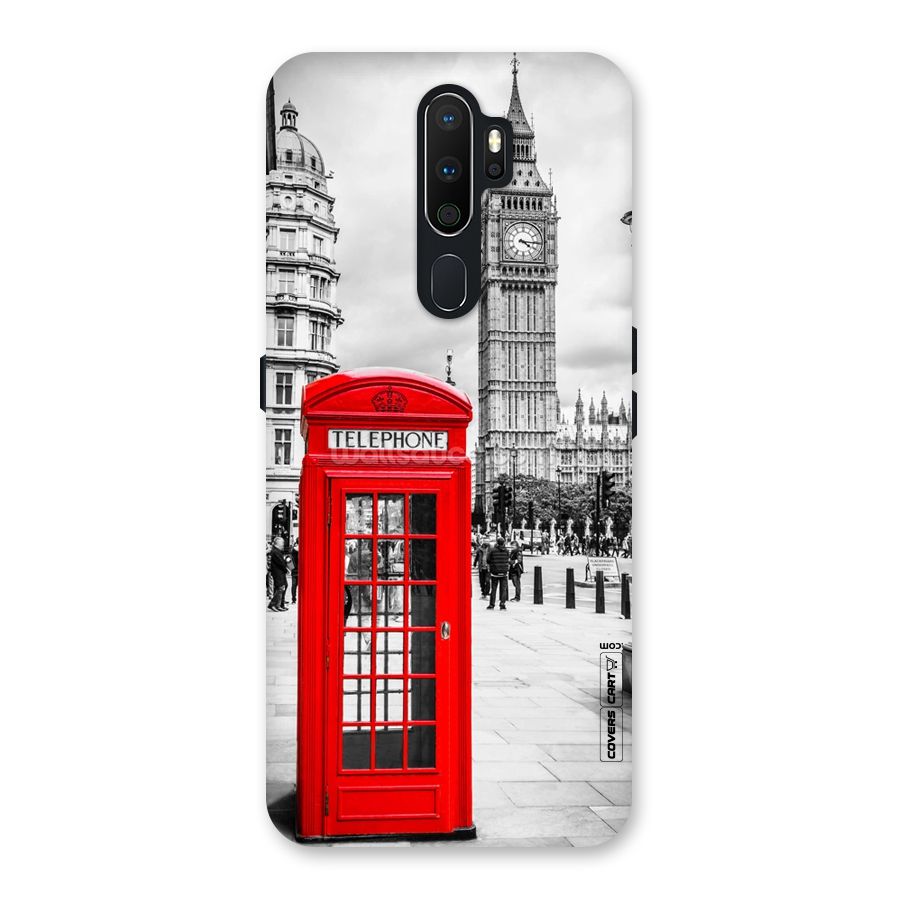 Telephone Booth Back Case for Oppo A5 (2020)