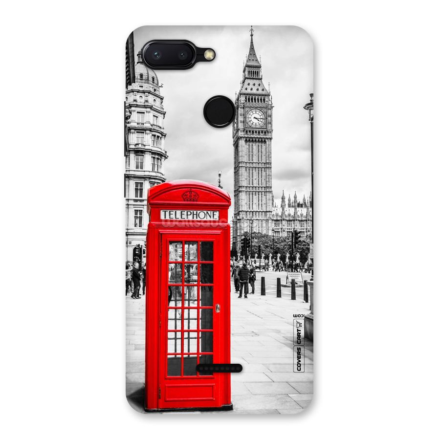 Telephone Booth Back Case for Redmi 6