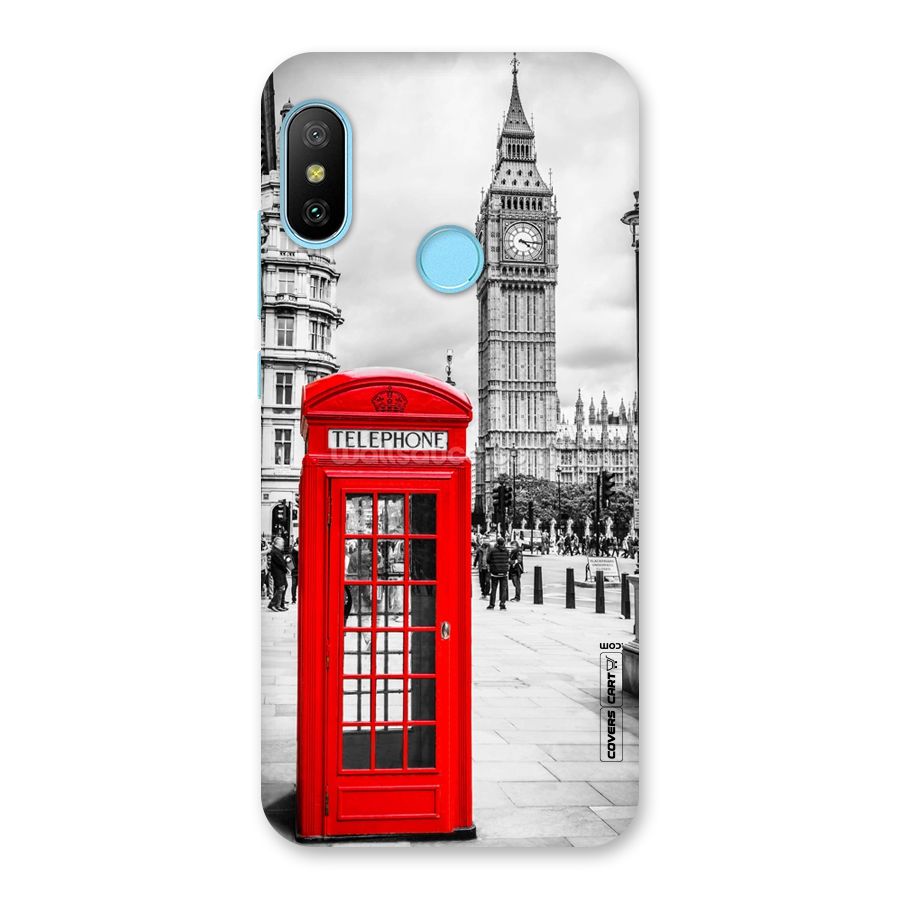 Telephone Booth Back Case for Redmi 6 Pro