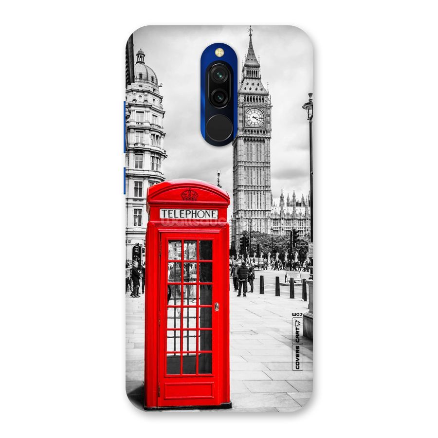 Telephone Booth Back Case for Redmi 8