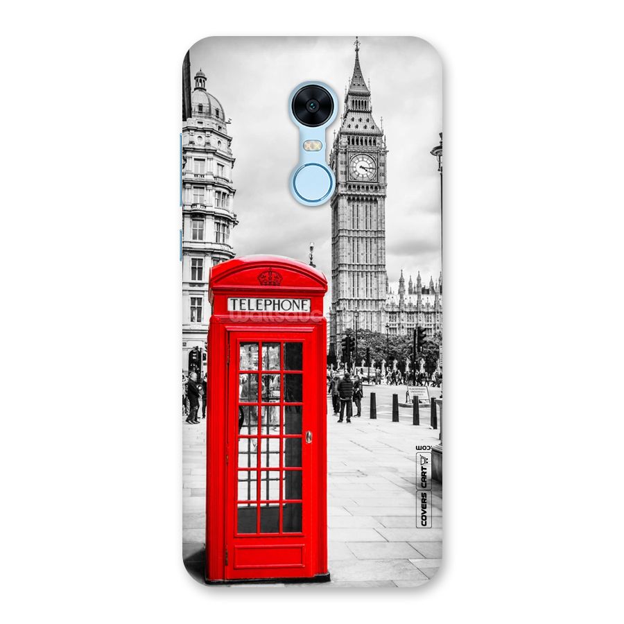 Telephone Booth Back Case for Redmi Note 5