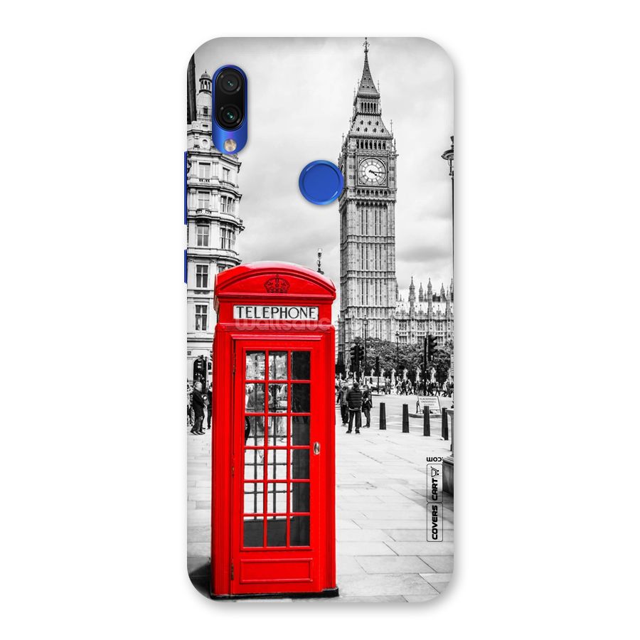 Telephone Booth Back Case for Redmi Note 7S