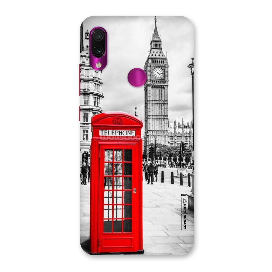 Telephone Booth Back Case for Redmi Note 7 Pro