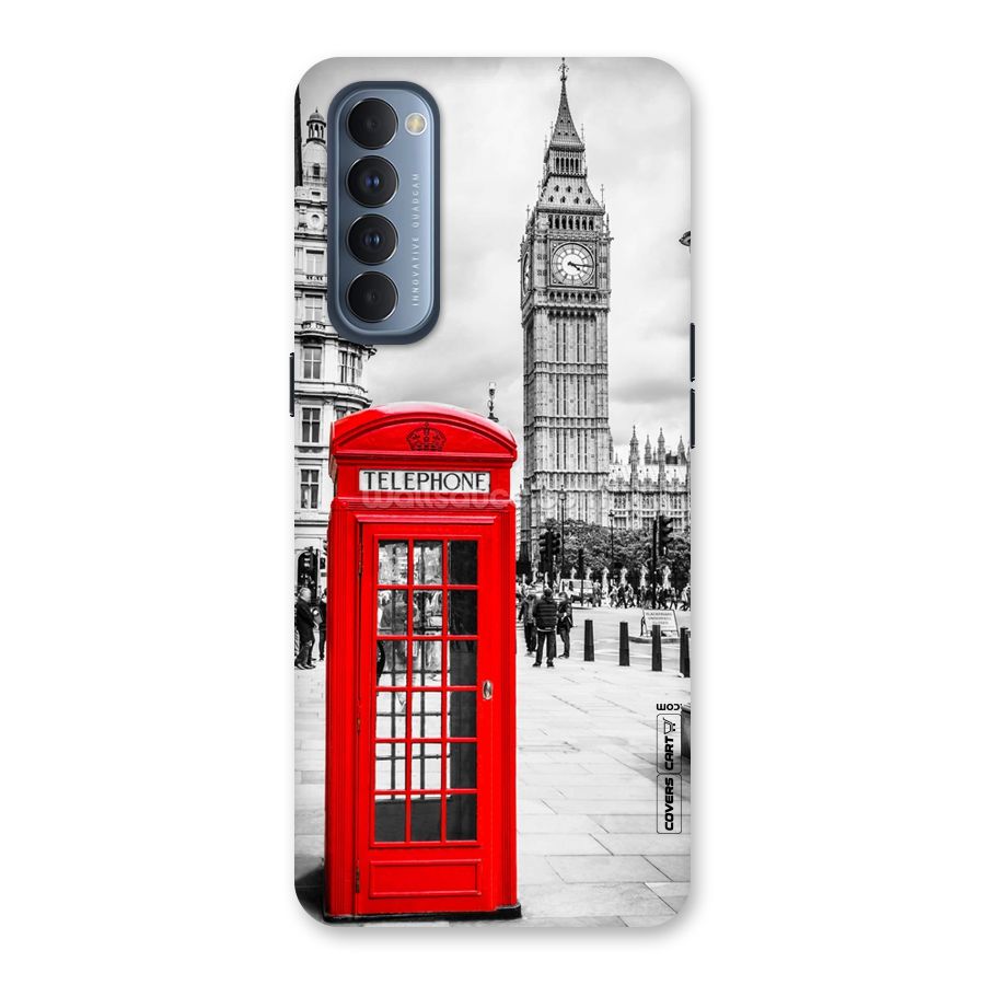 Telephone Booth Back Case for Reno4 Pro