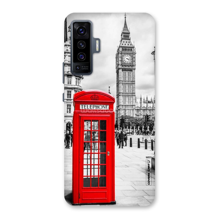 Telephone Booth Back Case for Vivo X50