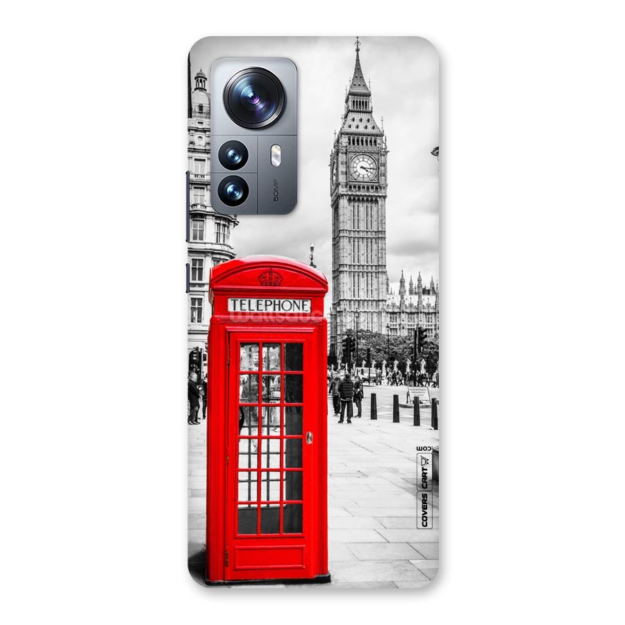 Telephone Booth Back Case for Xiaomi 12 Pro