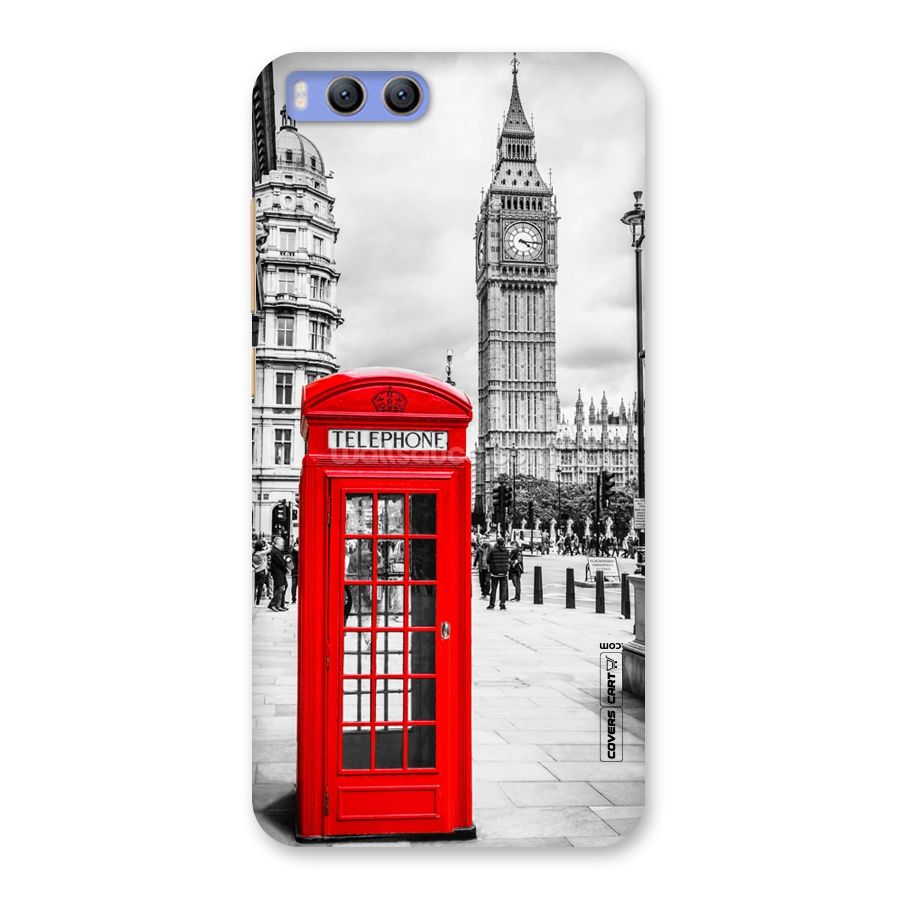 Telephone Booth Back Case for Xiaomi Mi 6