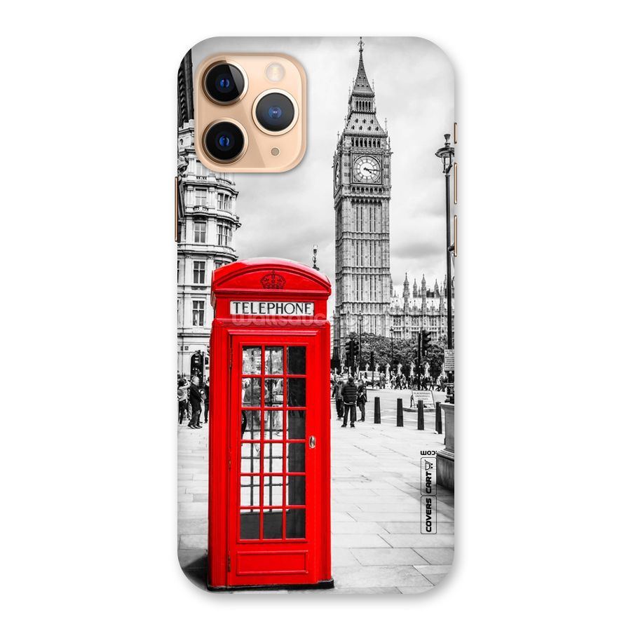 Telephone Booth Back Case for iPhone 11 Pro