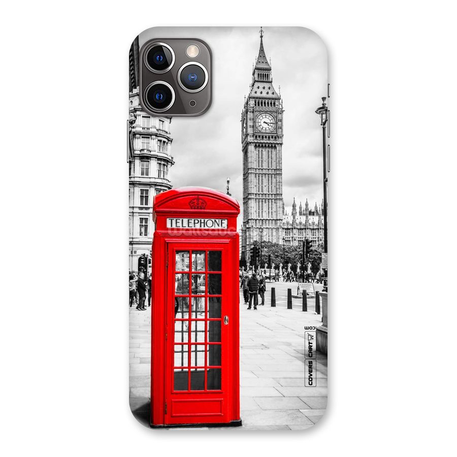 Telephone Booth Back Case for iPhone 11 Pro Max