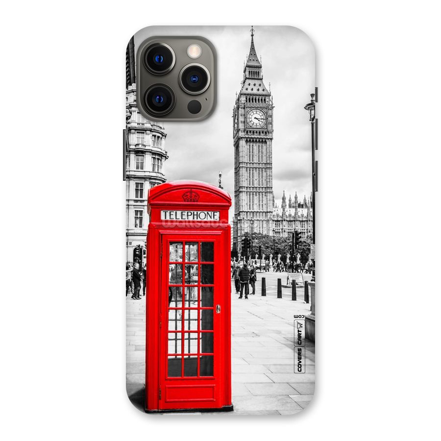 Telephone Booth Back Case for iPhone 12 Pro Max