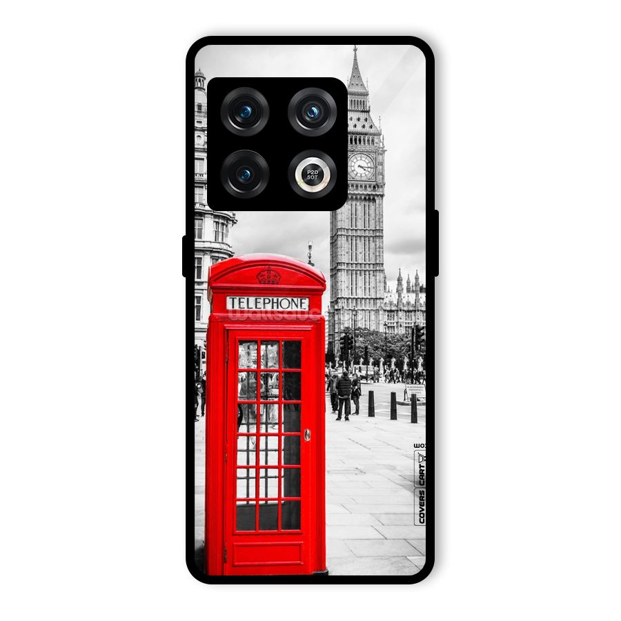 Telephone Booth Glass Back Case for OnePlus 10 Pro 5G