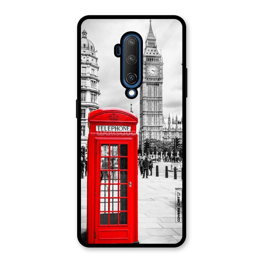 Telephone Booth Glass Back Case for OnePlus 7T Pro