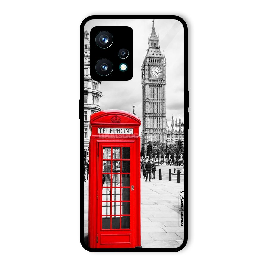 Telephone Booth Glass Back Case for Realme 9 Pro Plus 5G