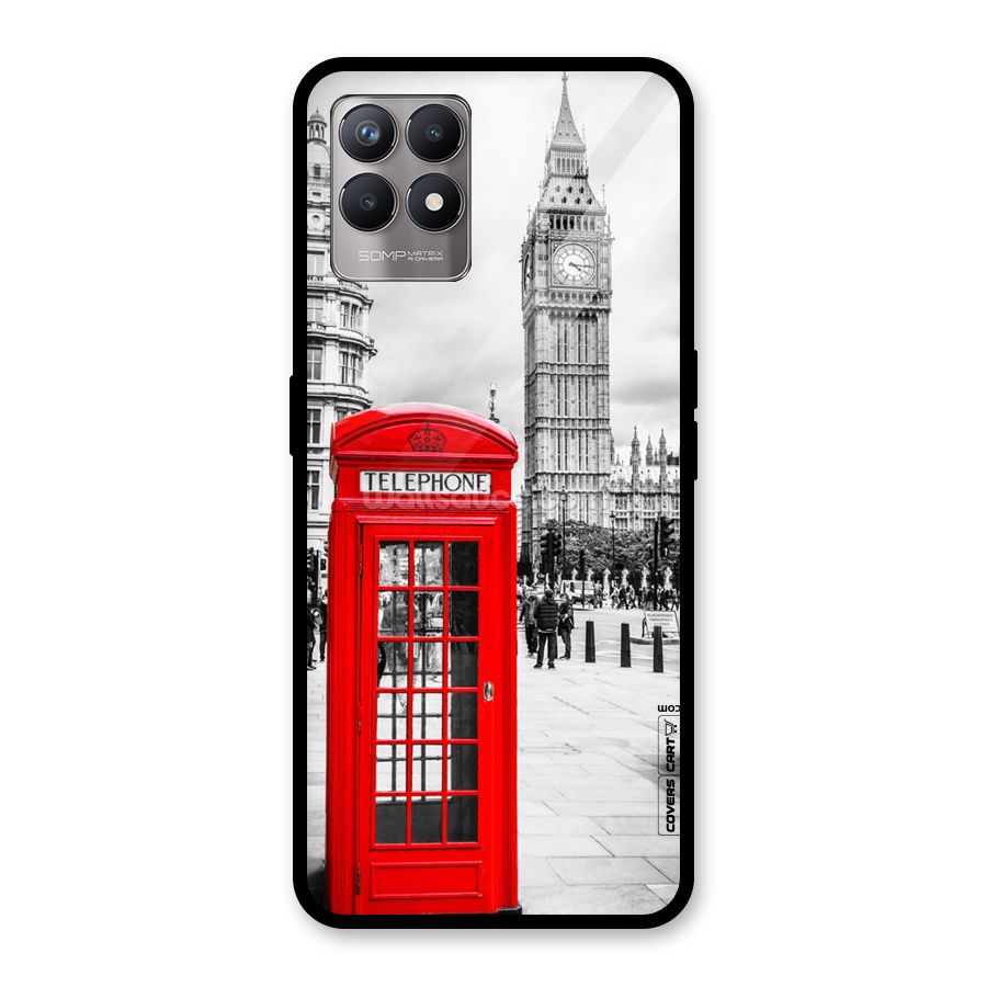 Telephone Booth Glass Back Case for Realme Narzo 50
