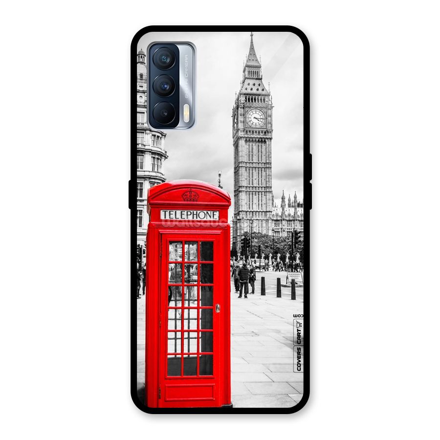 Telephone Booth Glass Back Case for Realme X7