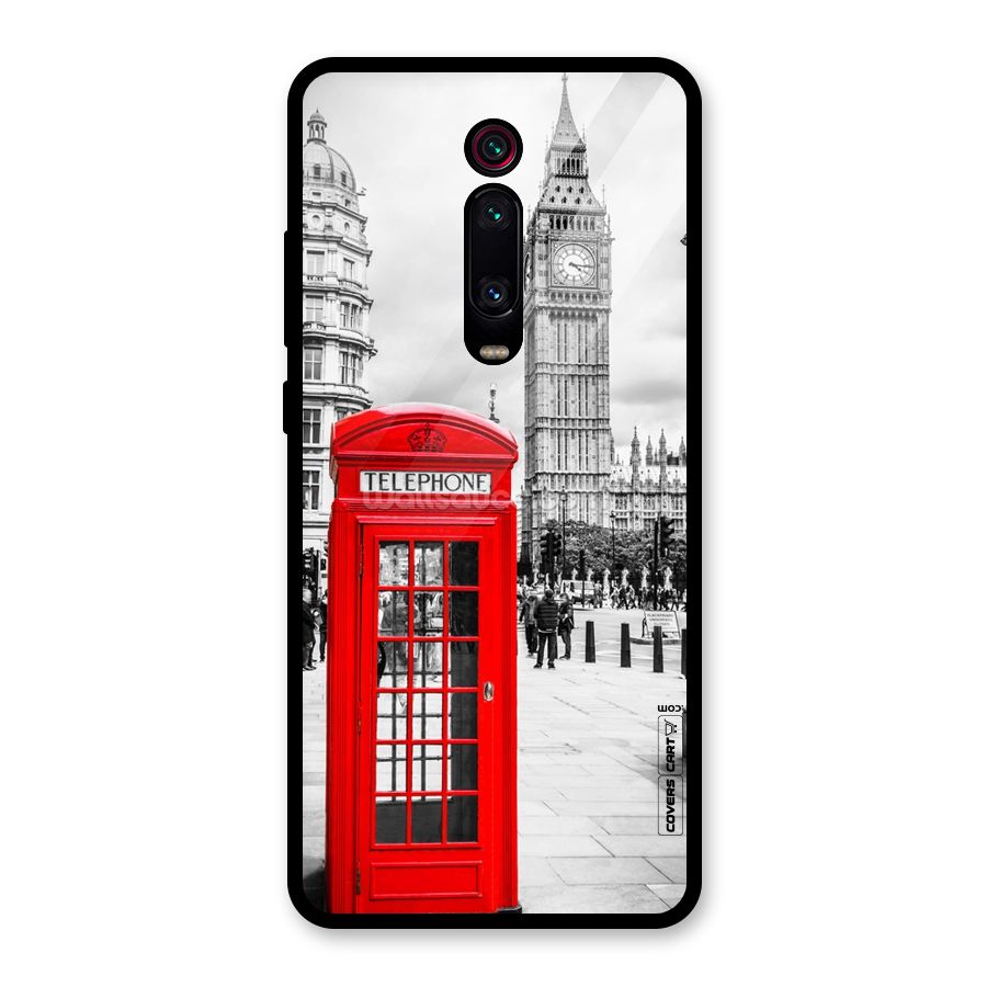 Telephone Booth Glass Back Case for Redmi K20