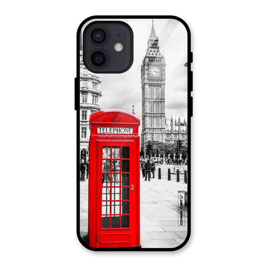 Telephone Booth Glass Back Case for iPhone 12