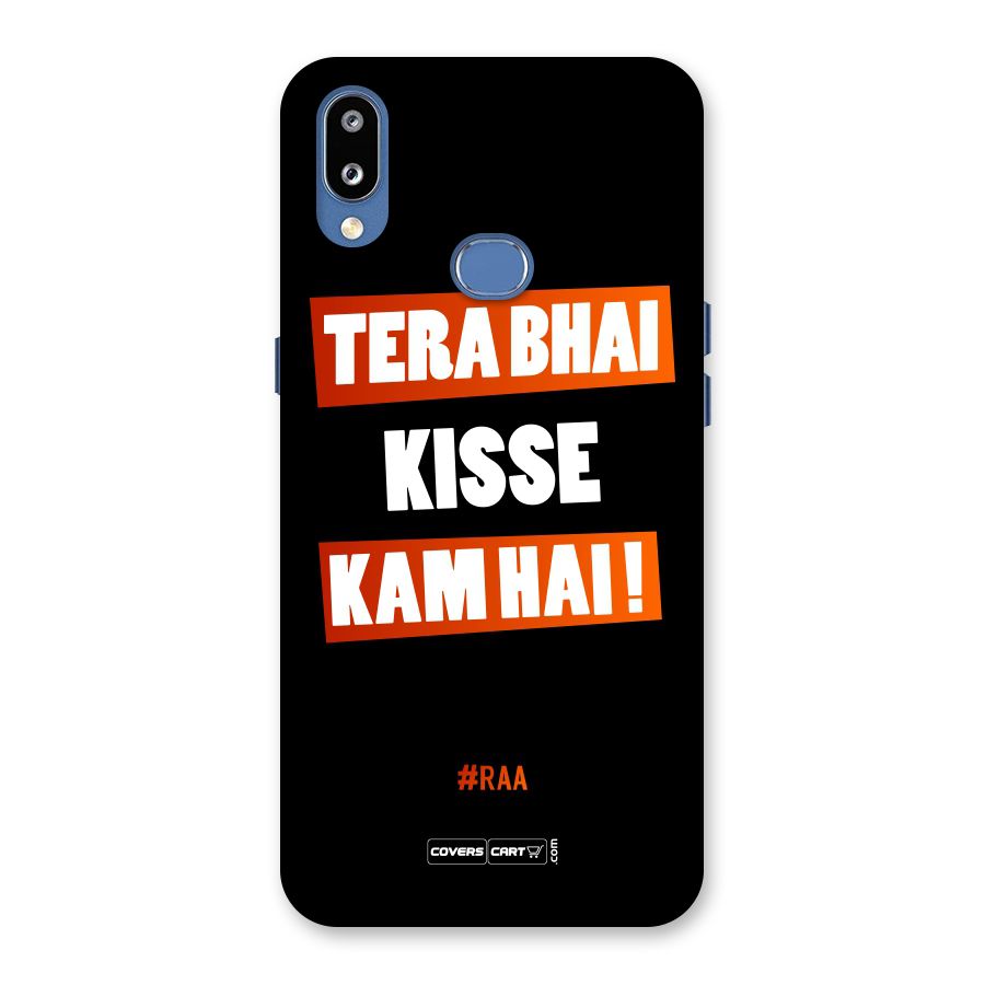 Tera Bhai Kisse Kam Hai Back Case for Galaxy M01s