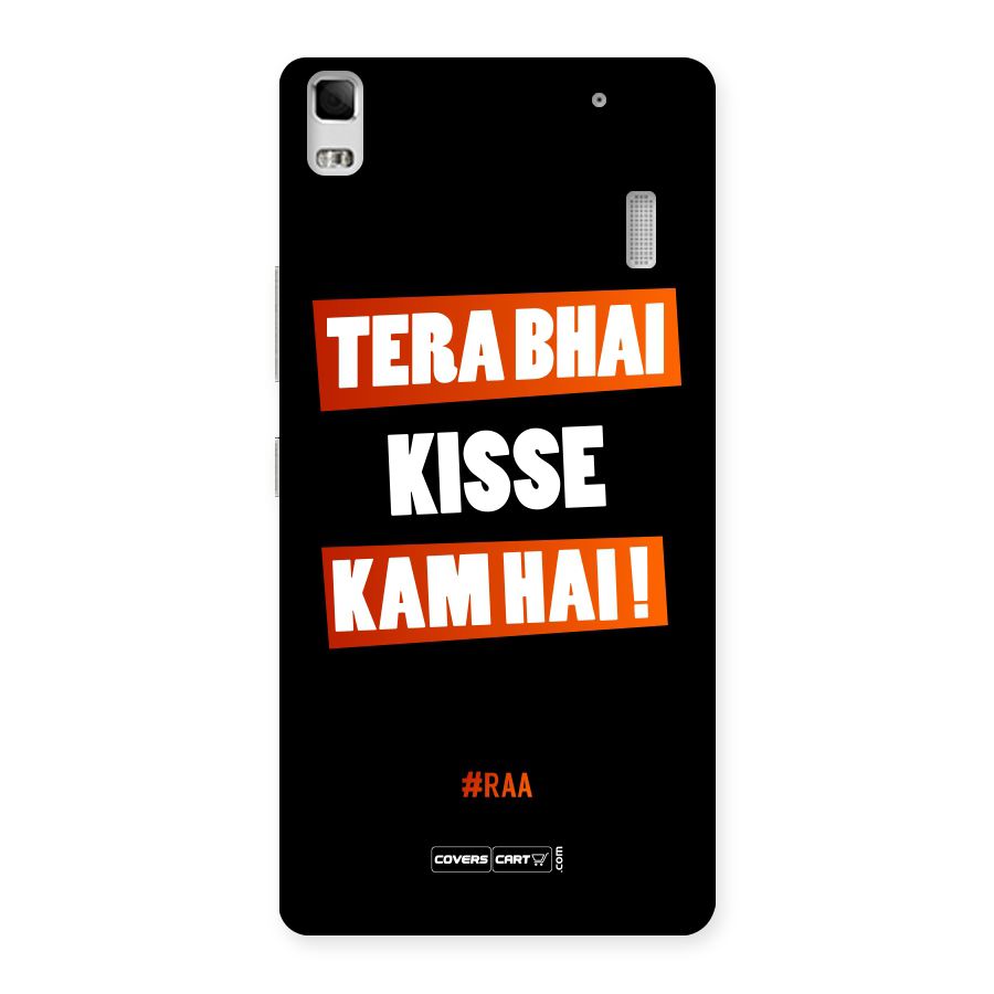 Tera Bhai Kisse Kam Hai Back Case for Lenovo K3 Note