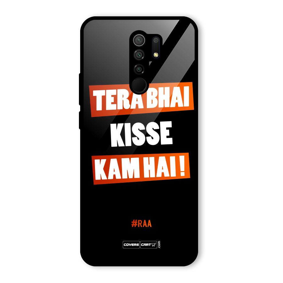 Tera Bhai Kisse Kam Hai Glass Back Case for Poco M2