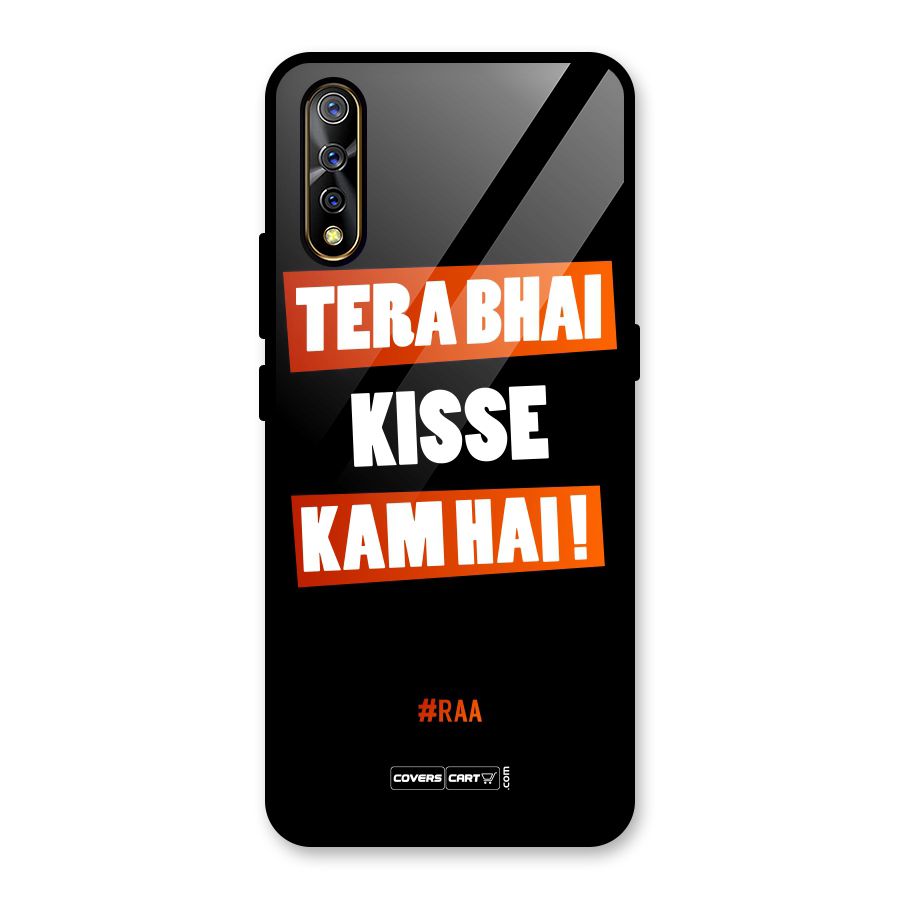 Tera Bhai Kisse Kam Hai Glass Back Case for Vivo S1