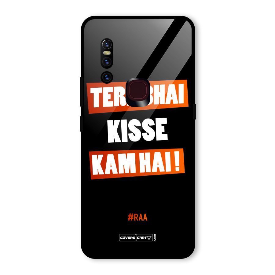 Tera Bhai Kisse Kam Hai Glass Back Case for Vivo V15