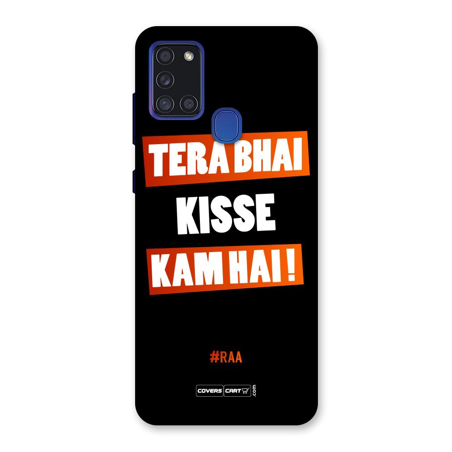 Tera Bhai Raftaar Back Case for Galaxy A21s