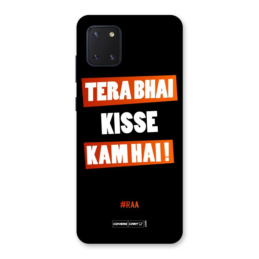 Tera Bhai Raftaar Back Case for Galaxy Note 10 Lite