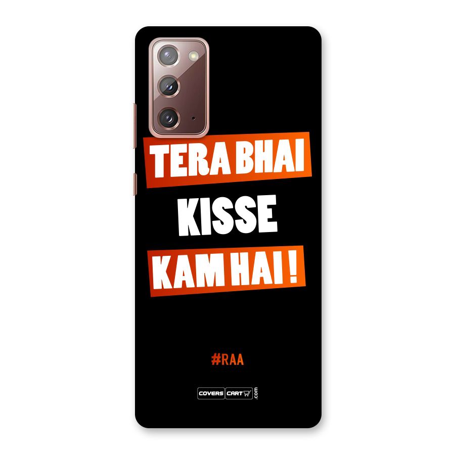 Tera Bhai Raftaar Back Case for Galaxy Note 20