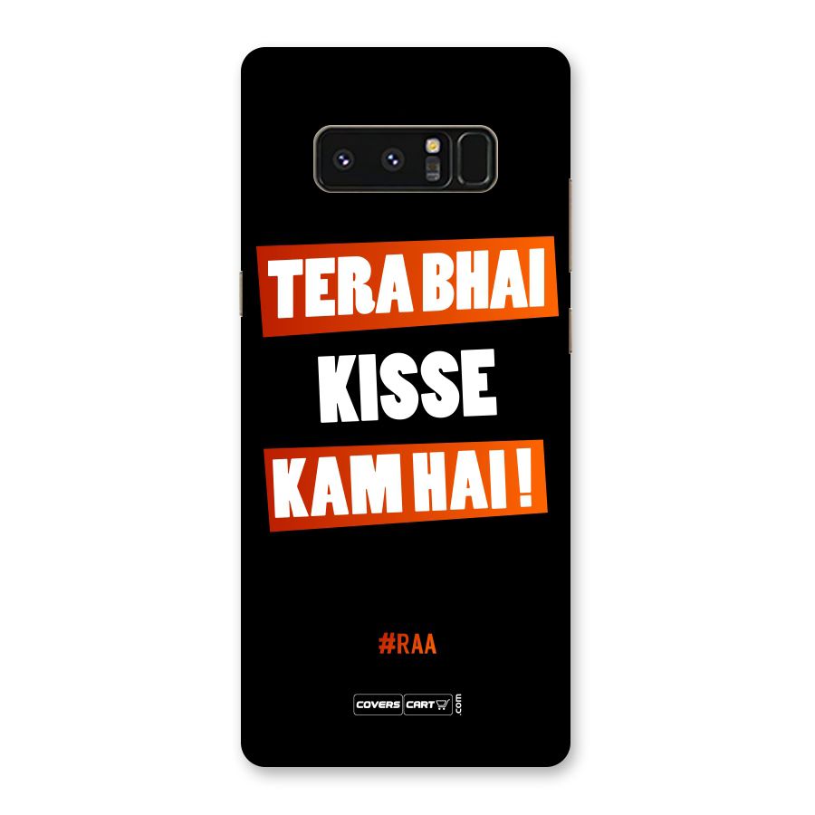 Tera Bhai Raftaar Back Case for Galaxy Note 8
