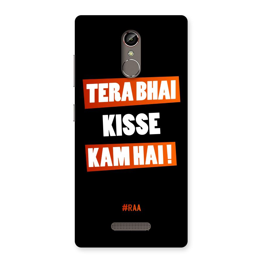 Tera Bhai Raftaar Back Case for Gionee S6s