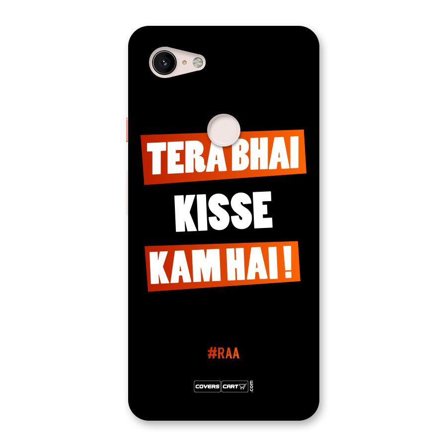 Tera Bhai Raftaar Back Case for Google Pixel 3 XL
