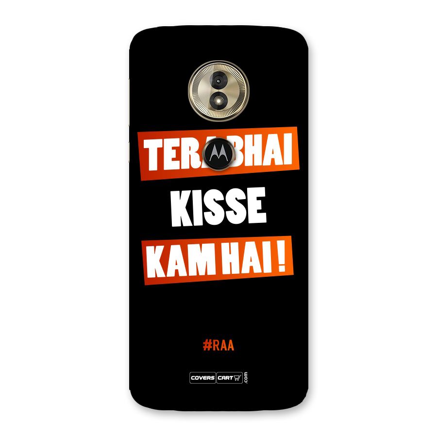Tera Bhai Raftaar Back Case for Moto G6 Play