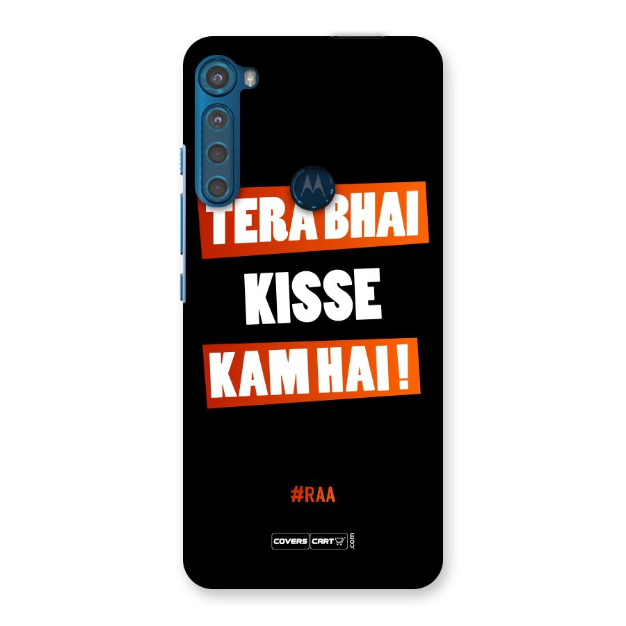 Tera Bhai Raftaar Back Case for Motorola One Fusion Plus