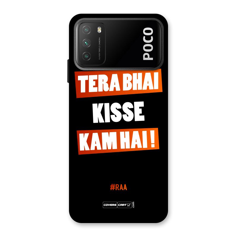 Tera Bhai Raftaar Back Case for Poco M3