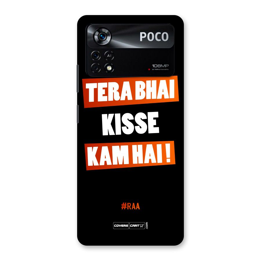 Tera Bhai Raftaar Back Case for Poco X4 Pro 5G