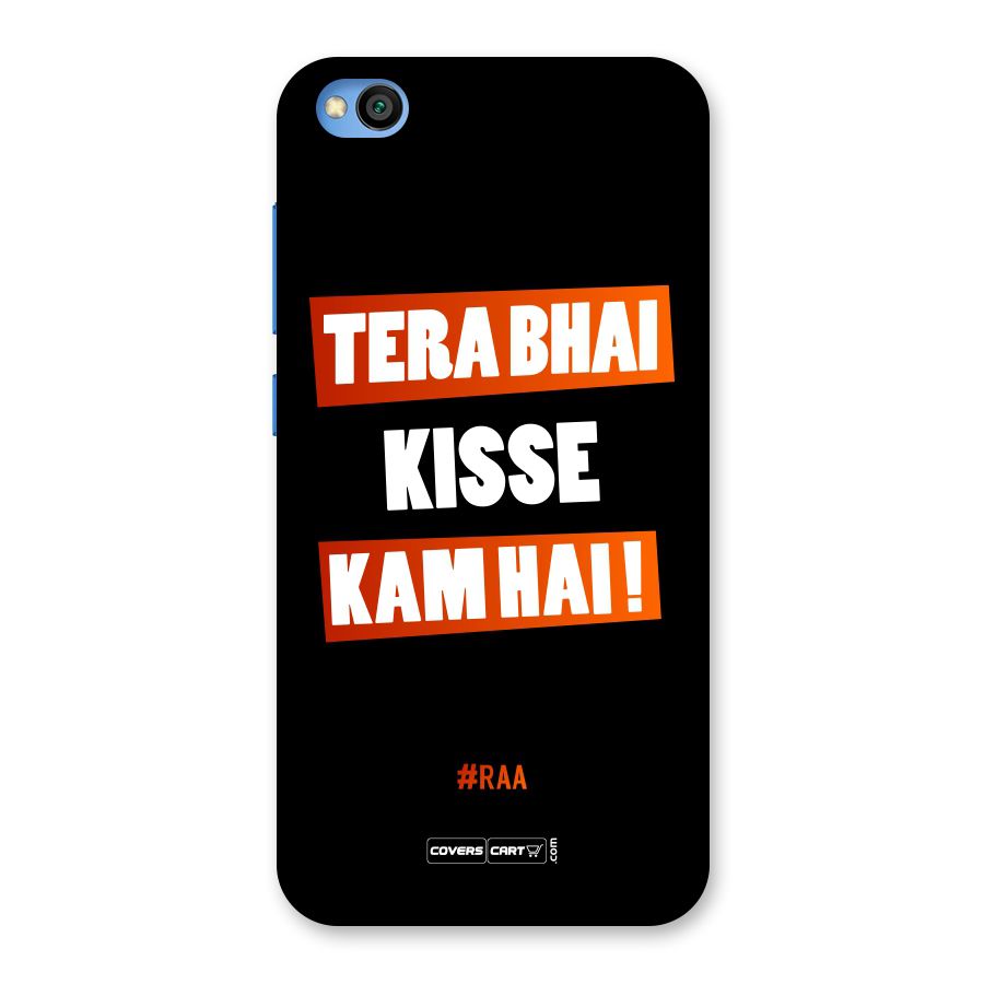 Tera Bhai Raftaar Back Case for Redmi Go