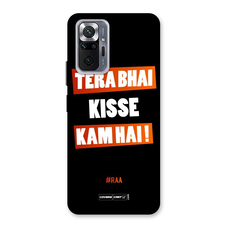 Tera Bhai Raftaar Back Case for Redmi Note 10 Pro Max