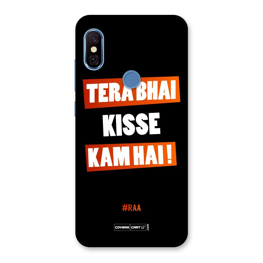 Tera Bhai Raftaar Back Case for Redmi Note 6 Pro