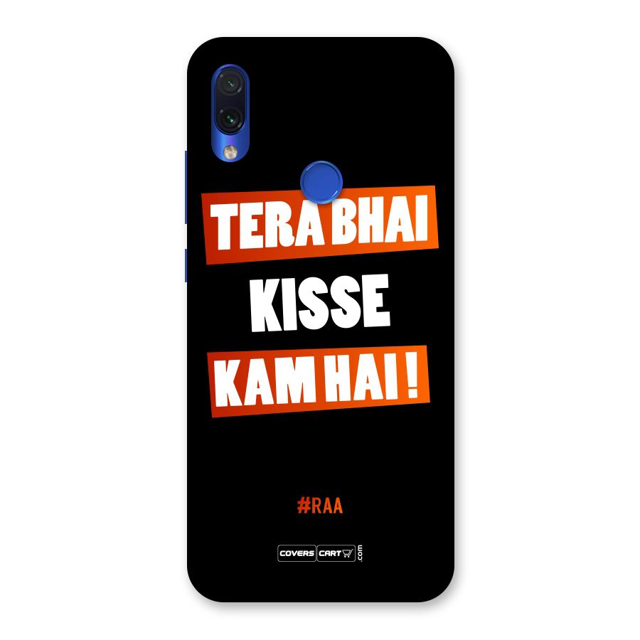 Tera Bhai Raftaar Back Case for Redmi Note 7