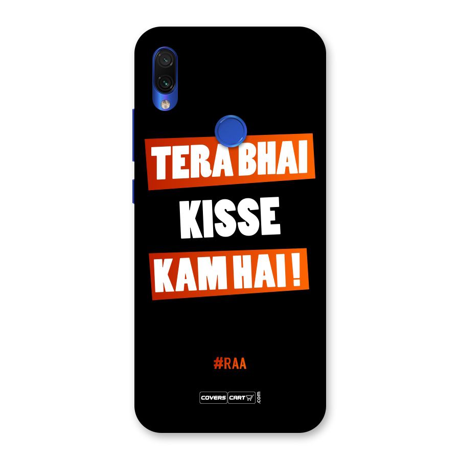 Tera Bhai Raftaar Back Case for Redmi Note 7S