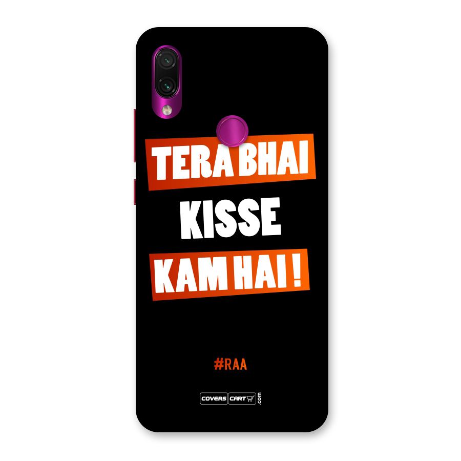 Tera Bhai Raftaar Back Case for Redmi Note 7 Pro