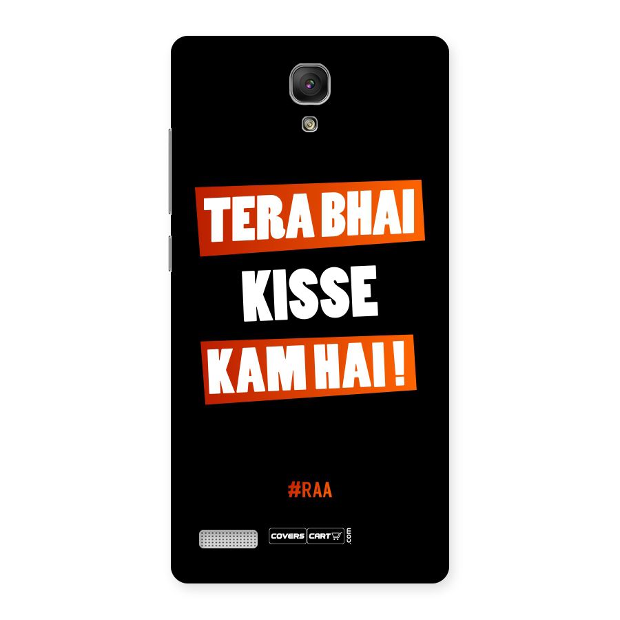 Tera Bhai Raftaar Back Case for Redmi Note Prime