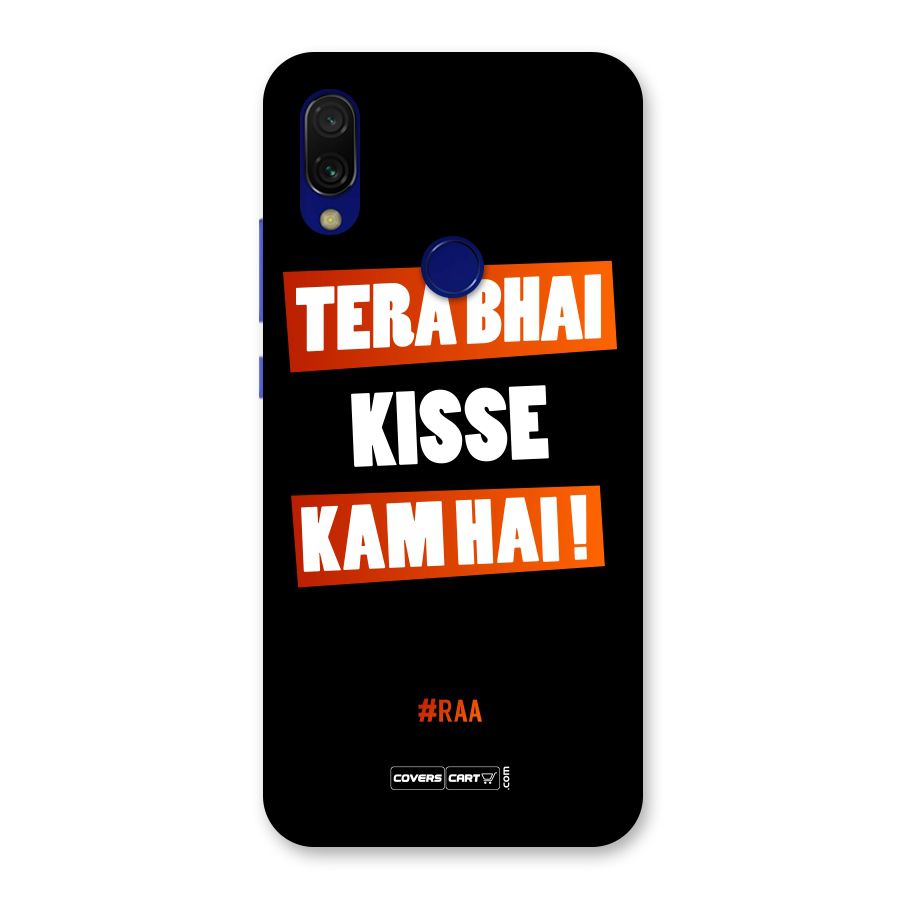 Tera Bhai Raftaar Back Case for Redmi Y3
