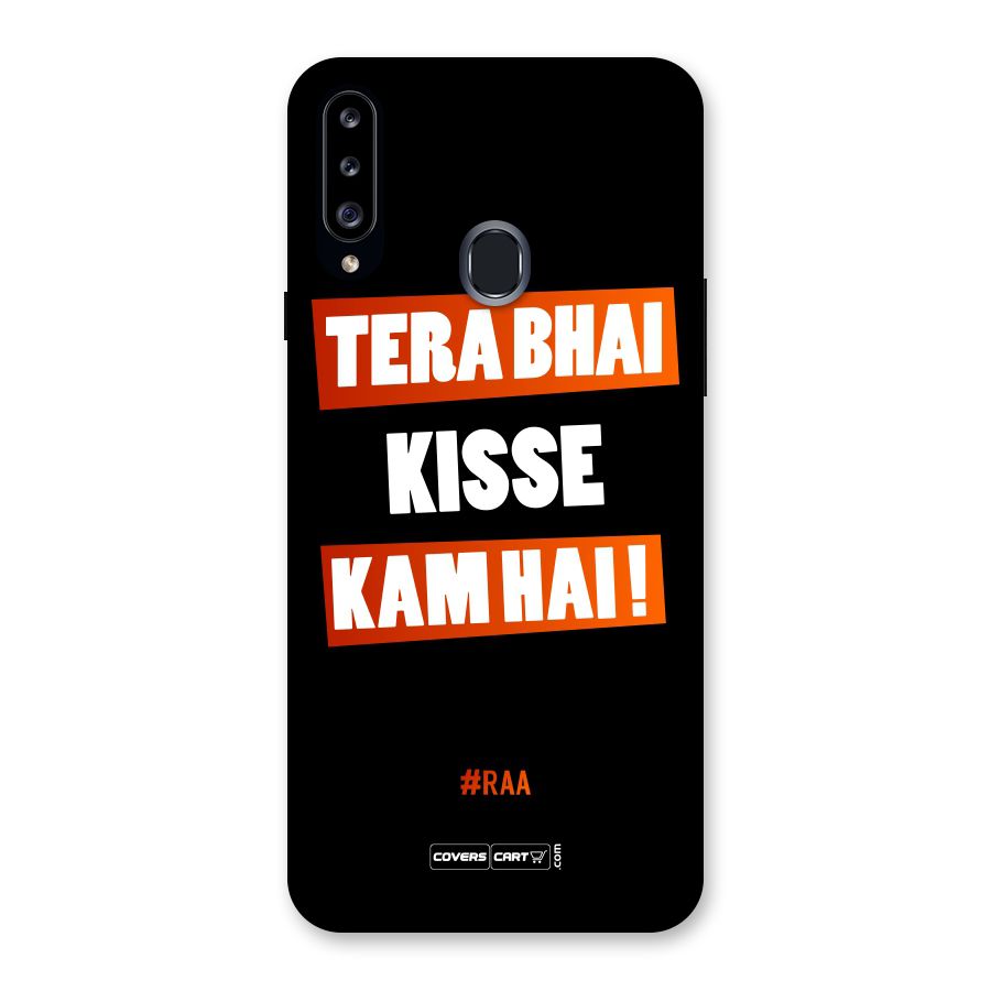 Tera Bhai Raftaar Back Case for Samsung Galaxy A20s