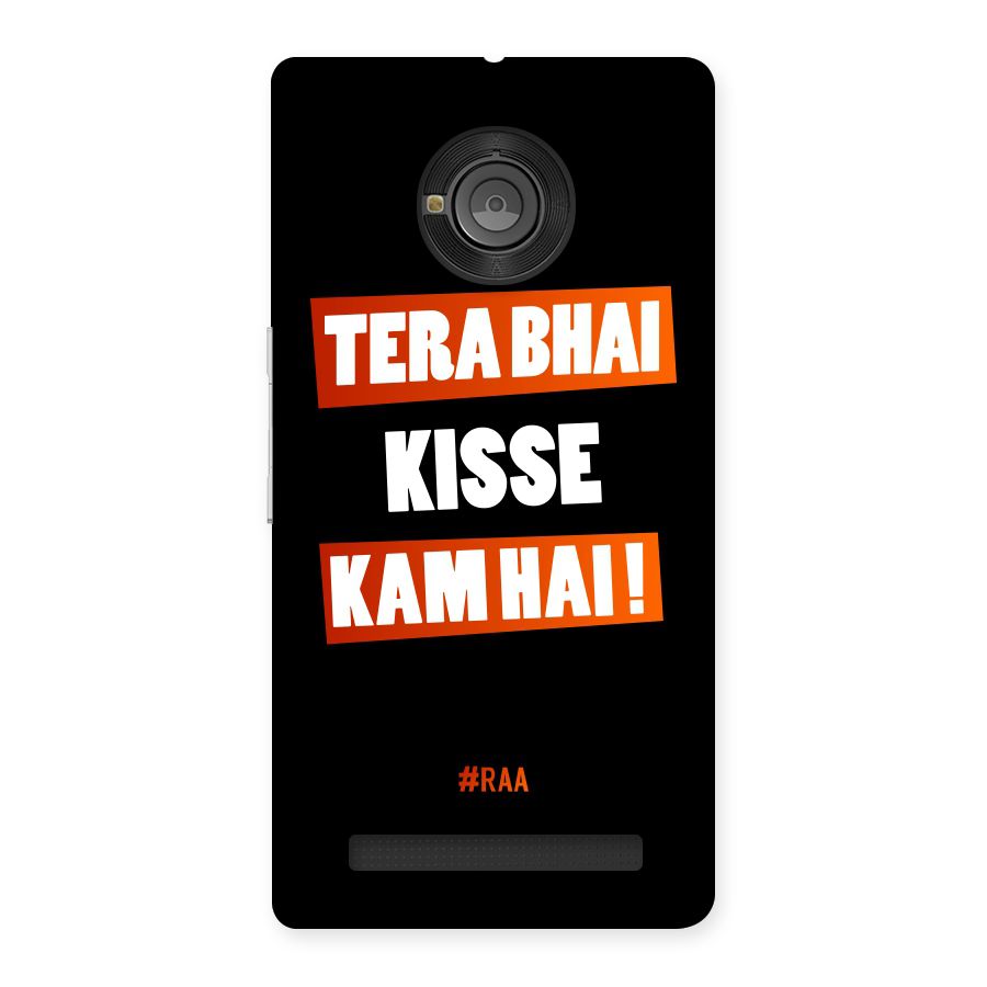 Tera Bhai Raftaar Back Case for Yu Yunique